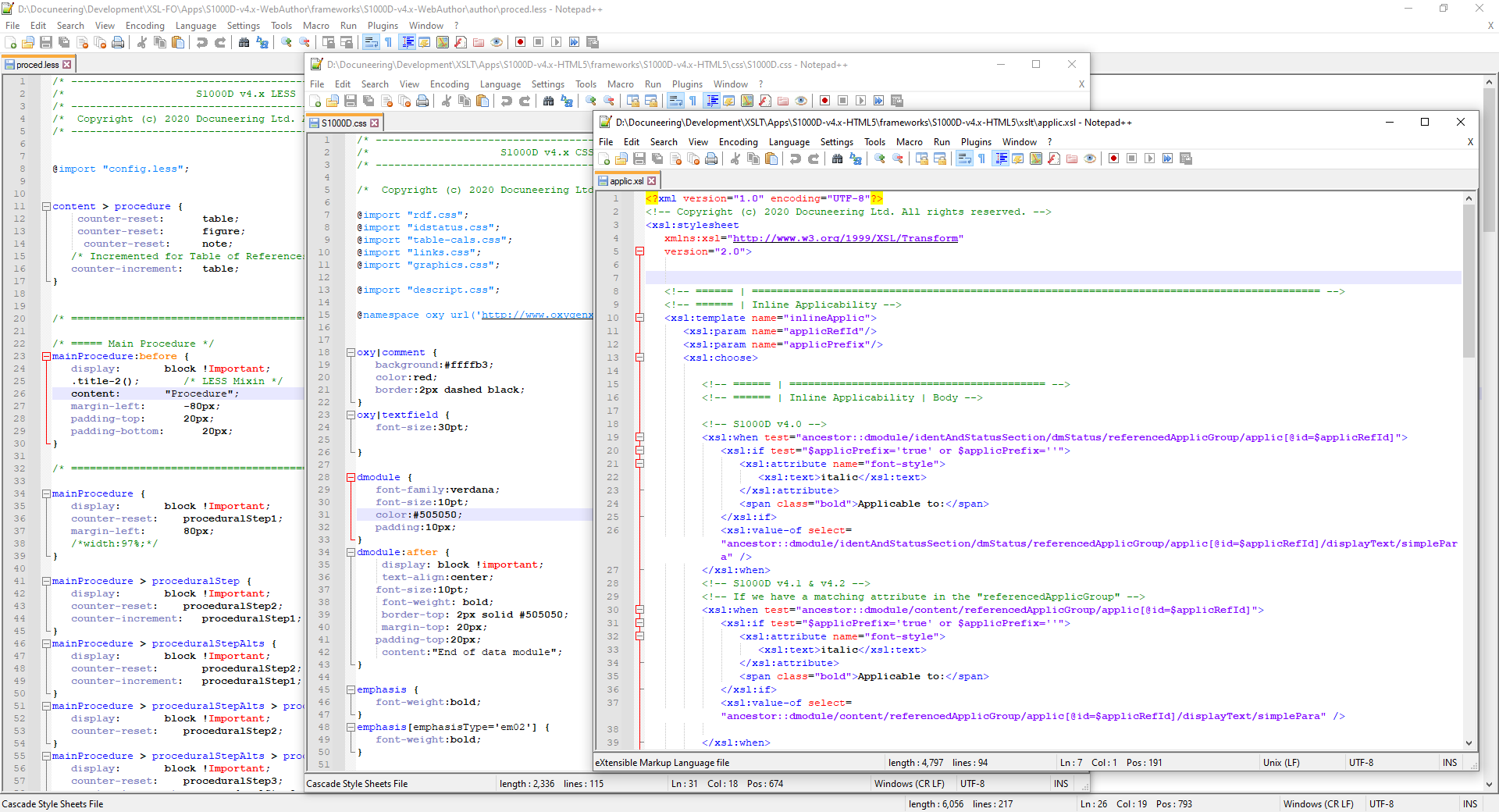 Docuneering S1000D Stylesheet Solutions