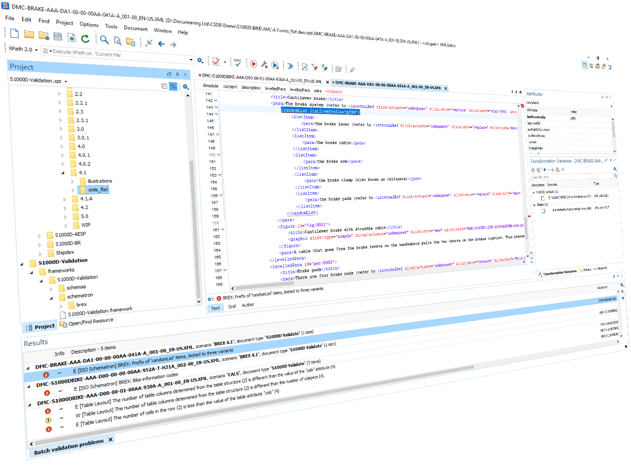 Docuneering - S1000D BREX Validation