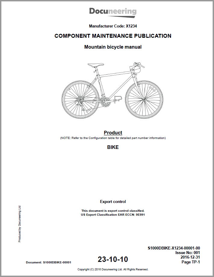 ATA Spec 1000BR - Component Maintenance Publication ATA Spec 1000BR - Component Maintenance Publication